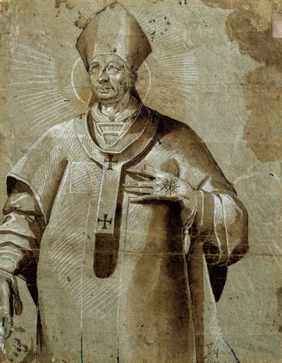 Święty Karol Boromeusz (Carlo Borromeo autorstwa Pier Francesco Morazzone