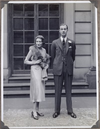 Lord Charles Cavendish i Adele Astaire w dniu ślubu autorstwa Blaise Nicolas Le Sueur