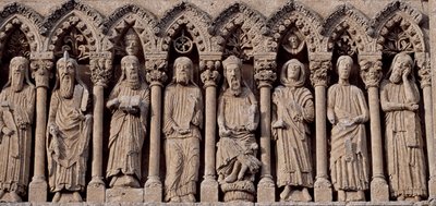 Hiszpania, Kastylia i Leon, Katedra Santa Maria, Fryz z postaciami Starego Testamentu autorstwa Blaise Nicolas Le Sueur