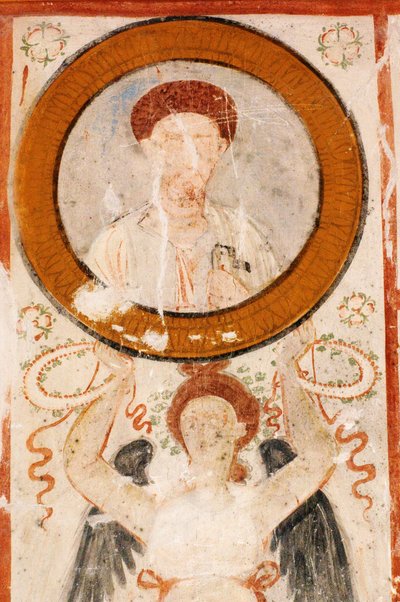 Syria, Palmyra, Dolina Grobowców, Hypogeum fresk w grobowcu trzech braci autorstwa Blaise Nicolas Le Sueur