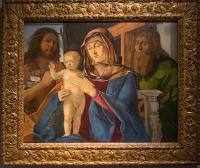 Madonna z Dzieciątkiem i św. Janem Chrzcicielem i św. Andrzejem autorstwa Pier Maria Pennacchi