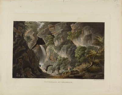 Wodospad w Shanklin autorstwa Piercy Roberts