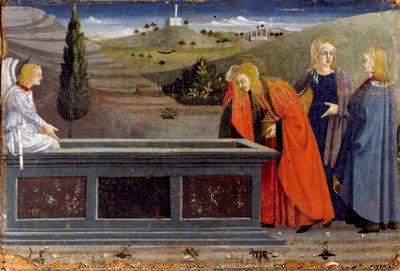 Poliptyk Misericordia: Trzy Marie autorstwa Piero della (school of) Francesca