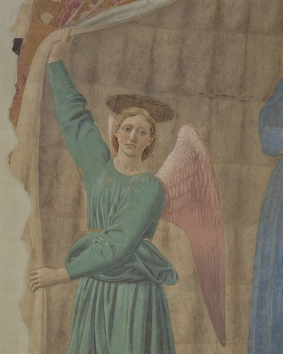 Madonna del Parto, c.1450-70 (szczegóły) (po renowacji) (patrz także 75561, 169194 i 172471) autorstwa Piero della Francesca