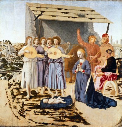 Narodzenie Chrystusa autorstwa Piero della Francesca