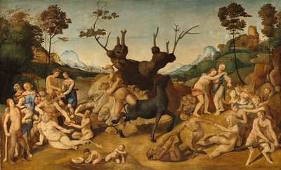 Nieszczęścia Silenusa autorstwa Piero di Cosimo
