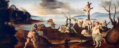 Powrót z polowania, 1505-1507. autorstwa Piero di Cosimo