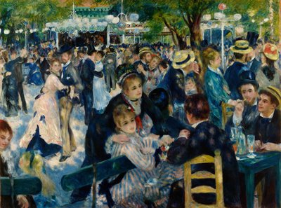 Taniec w Le Moulin de la Galette autorstwa Pierre-Auguste Renoir