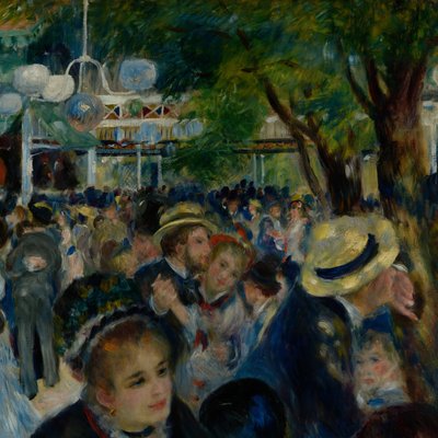 Galette Mill Ball autorstwa Pierre-Auguste Renoir