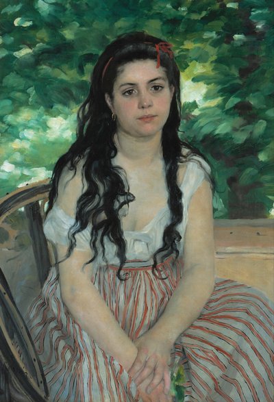 Latem - La bohémienne autorstwa Pierre Auguste Renoir