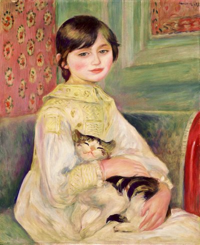 Julie Manet, znana również jako Kocie Dziecko autorstwa Pierre-Auguste Renoir