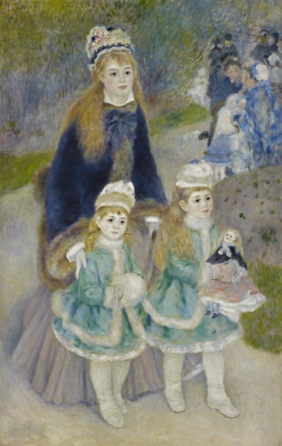 Matka i dzieci (La Promenade) autorstwa Pierre-Auguste Renoir