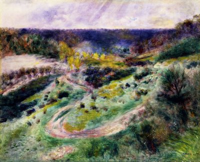 Droga w Wargemont autorstwa Pierre-Auguste Renoir