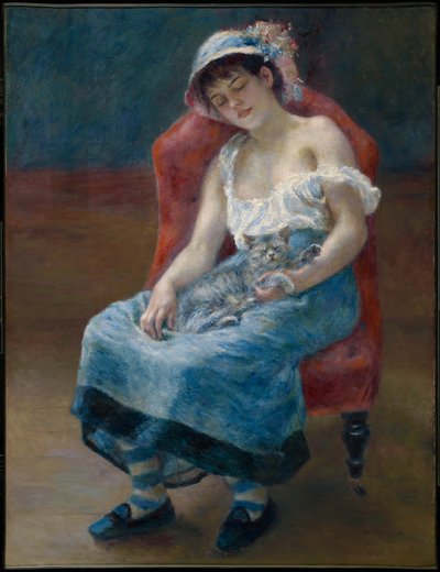 Śpiąca dziewczyna autorstwa Pierre-Auguste Renoir