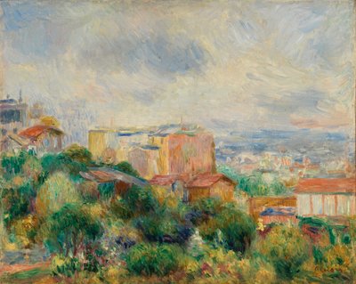 Widok z Montmartre (Vue de Montmartre) autorstwa Pierre-Auguste Renoir