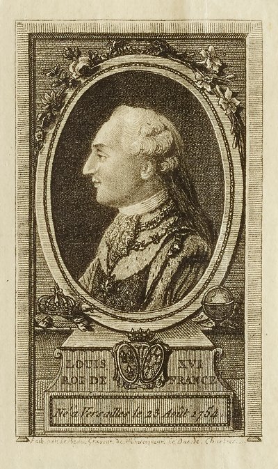 Ludwik XVI - król Francji autorstwa Pierre Adrien Le Beau