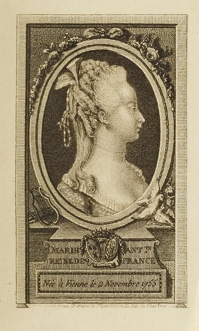 Maria Antonina, Reine autorstwa Pierre Adrien Le Beau