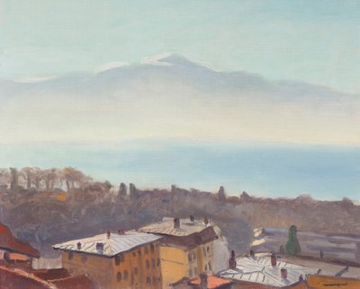 Dachy Ouchy i Jeziora Genewskiego, 1936. autorstwa Albert Marquet