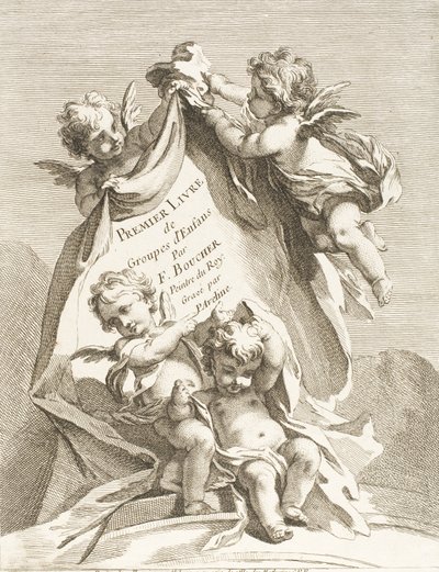 Frontyspis, 1727-60. autorstwa Pierre Alexandre Aveline