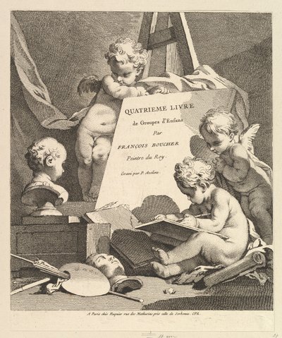 Frontyspis, 1727-60. autorstwa Pierre Alexandre Aveline