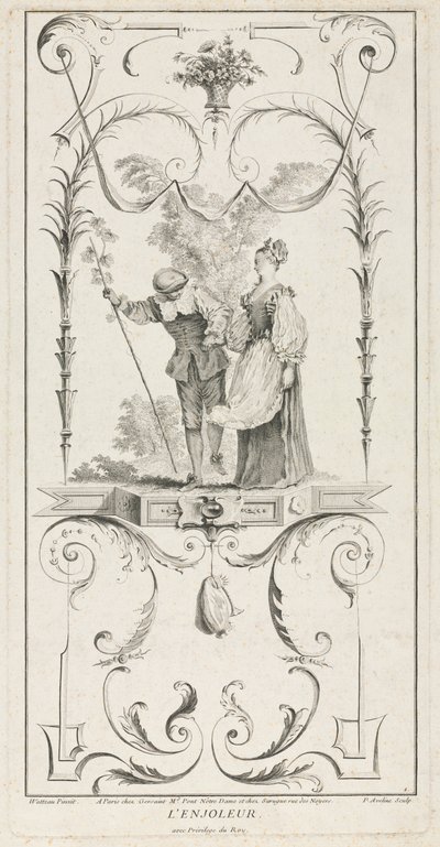 Przybijak, Arabeska autorstwa Pierre Alexandre Aveline