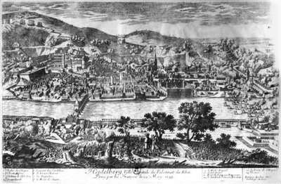 Zdobycie Heidelbergu 22 maja 1693 r. autorstwa Pierre Alexandre Aveline