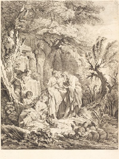 Dobra przygoda autorstwa Pierre Alexandre Aveline after François Boucher