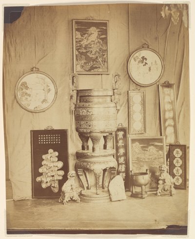 Dzieła sztuki z Pałaców Letnich, Pekin, 1861-63 autorstwa Pierre Ambroise Richebourg