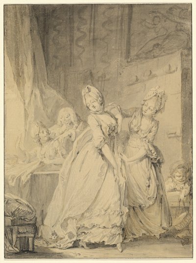 Kokietka autorstwa Pierre Antoine Baudouin