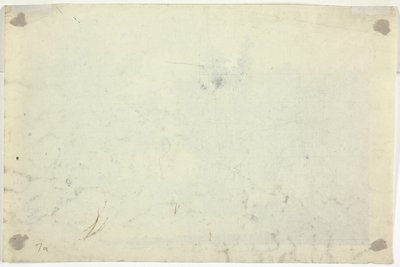 Szkic ogrodu z drabiną autorstwa Pierre Antoine Mongin