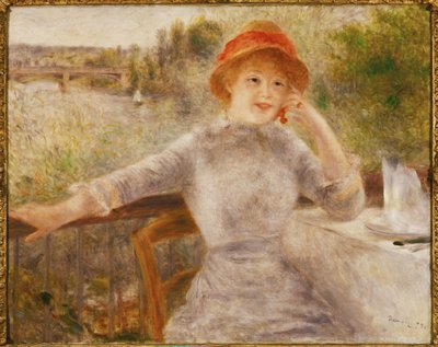Alphonsine Fournaise (olej na płótnie) autorstwa Pierre Auguste Renoir