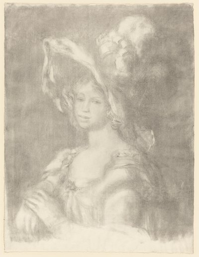Amélie Laurent Dieterlé, ok. 1899 (litografia na papierze o splocie płóciennym) autorstwa Pierre Auguste Renoir