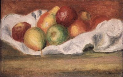 Jabłka i Gruszki autorstwa Pierre Auguste Renoir