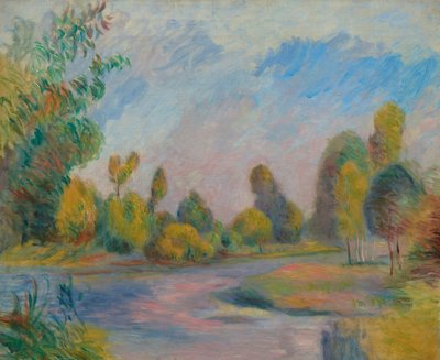 Nad rzeką, 1896. autorstwa Pierre Auguste Renoir