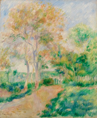 Jesienny krajobraz autorstwa Pierre Auguste Renoir