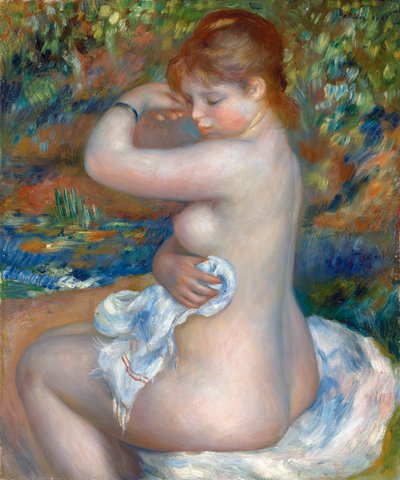Baigneuse, 1888 r. autorstwa Pierre Auguste Renoir