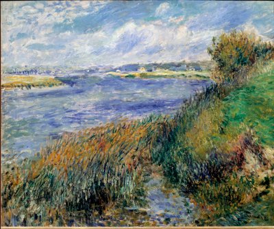 Brzegi Sekwany w Champrosay autorstwa Pierre Auguste Renoir