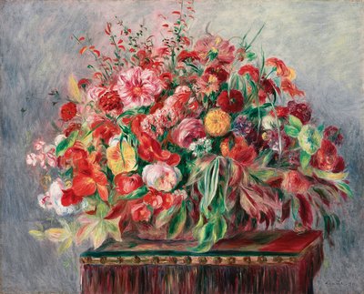 Kosz kwiatów; Kosz kwiatów, 1890 autorstwa Pierre Auguste Renoir