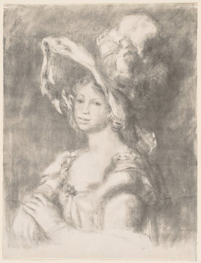 Popiersie młodej dziewczyny (Mlle. Dieterle) autorstwa Pierre Auguste Renoir