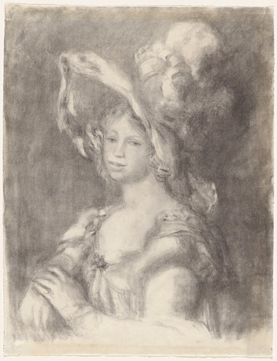 Popiersie młodej kobiety (Mlle Dieterle) autorstwa Pierre-Auguste Renoir