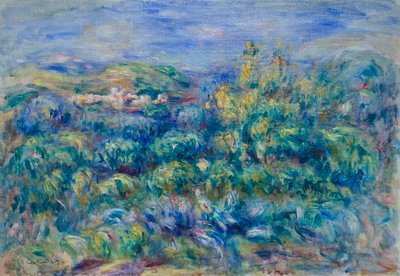 Krajobraz Cagnesa autorstwa Pierre Auguste Renoir