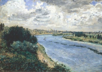 Barki na Sekwanie autorstwa Pierre Auguste Renoir