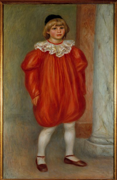 Claude Renoir en clown Obraz Pierre Auguste Renoir (1841-1919) 1909 Nd. 0,77x1,2 m Paryż, musee de l
