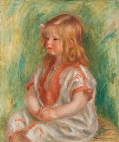 Claude w Arabskiej Koszuli (olej na płótnie) autorstwa Pierre Auguste Renoir