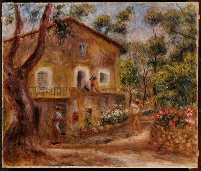 Dom Collette w Cagne, 1912 autorstwa Pierre Auguste Renoir