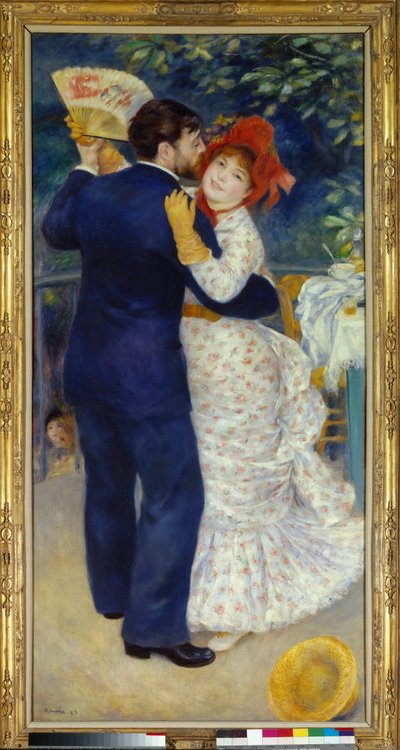 Taniec wiejski autorstwa Pierre Auguste Renoir