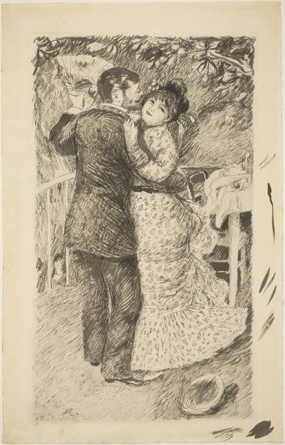 Taniec na wsi, 1883. autorstwa Pierre Auguste Renoir