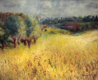 Pole kukurydzy autorstwa Pierre Auguste Renoir