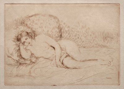 Leżąca naga kobieta, 1906. autorstwa Pierre Auguste Renoir