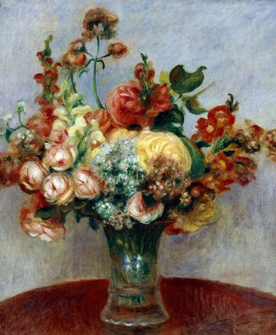 Kwiaty w wazonie — Pierre-Auguste Renoir autorstwa Pierre Auguste Renoir